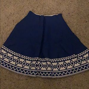 Blue skirt!